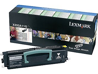 Lexmark x203a11g toner originale nero, durata 2.500 pagine