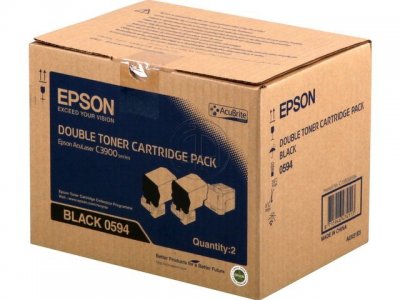 Epson C13S050594  toner nero 6.000p conf.doppia(2PZ)