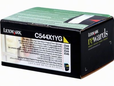 Lexmark C544X1YG toner giallo, durata 4.000 pagine