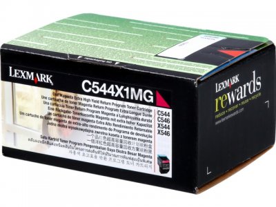 Lexmark C544X1MG toner magenta, durata 4.000 pagine