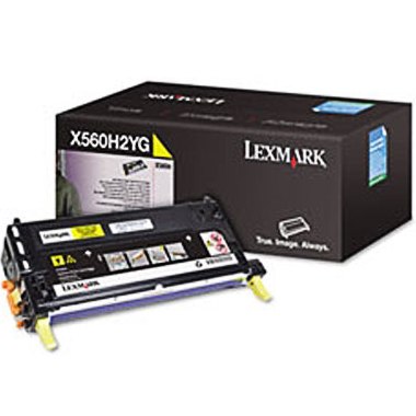 Lexmark X560H2YG toner giallo, durata 10.000 pagine