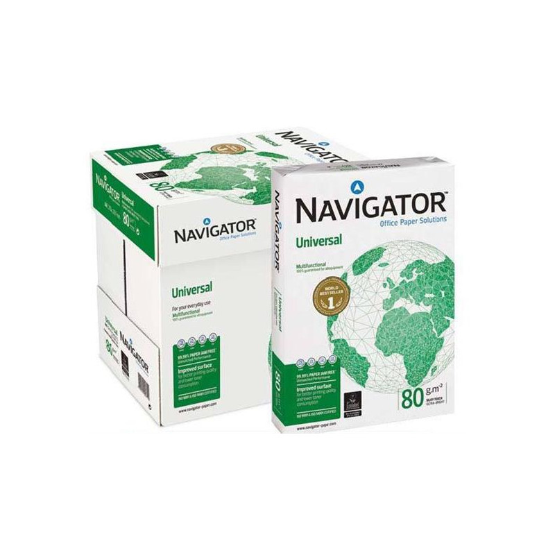 toner e cartucce - Navigator 80gr. 5 risme Carta Navigator 5 risme da 500ff. Grammatura 80