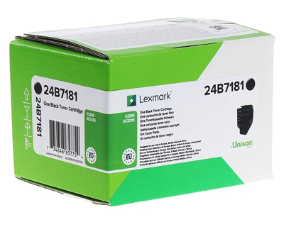 Lexmark 24B7181 Lexmark 24B7181 toner nero 9.000 pagine